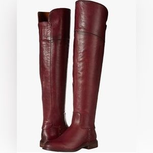 NWOT Franco Sarto Haleen Over The Knee
WIDE CALF Leather Boots 7.5